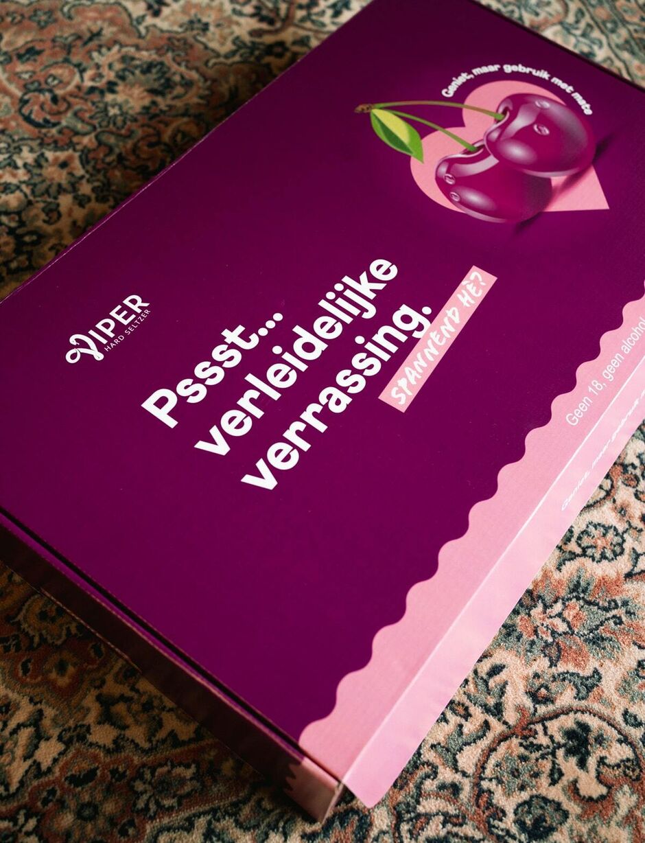 Viper blikje cherry doos
